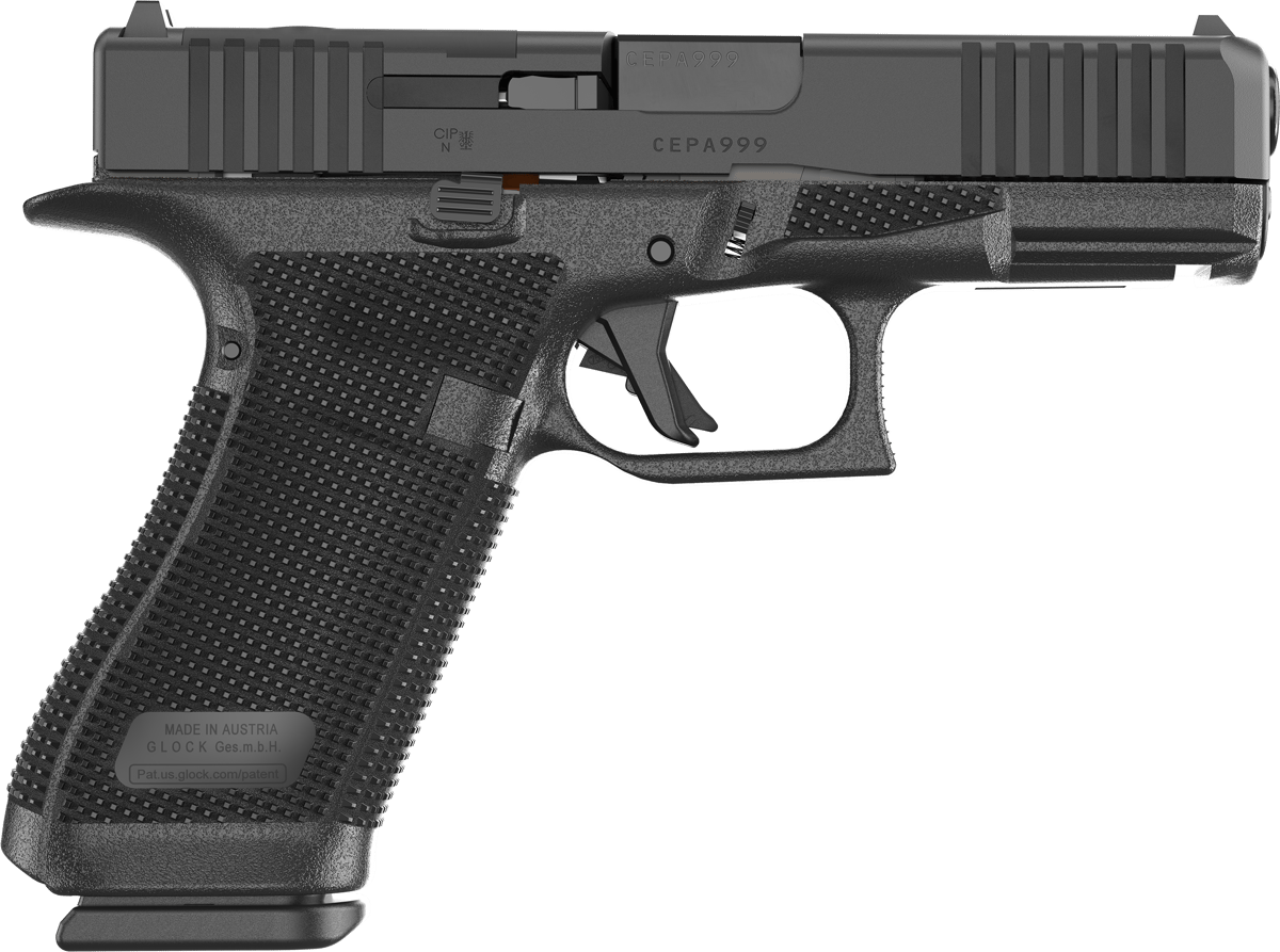 Glock G45 Gen6 9mm Pistol with 10-Round Magazine - MOS Ready - Freedom Finger Triggers